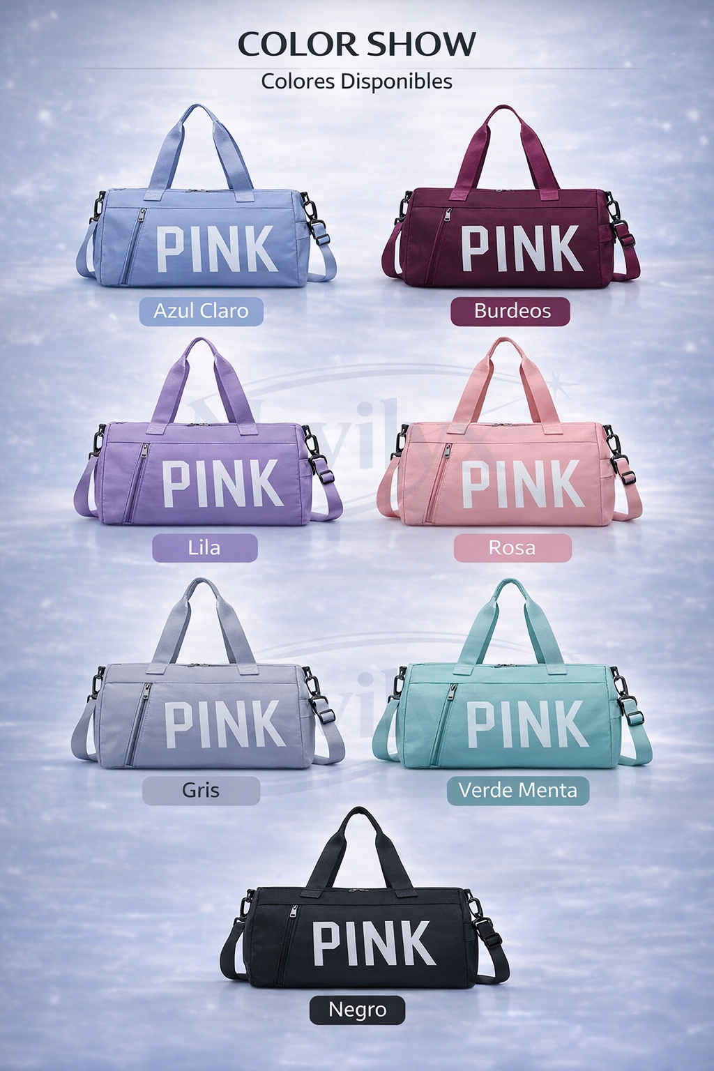 MotionPRO™ - Bolso Deportivo PINK para Gym y Viajes – Gran Capacidad y Diseño Moderno