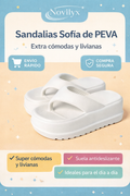 Solara™ - Sandalias Sofía de PEVA – Cómodas, Livianas y de Uso Diario